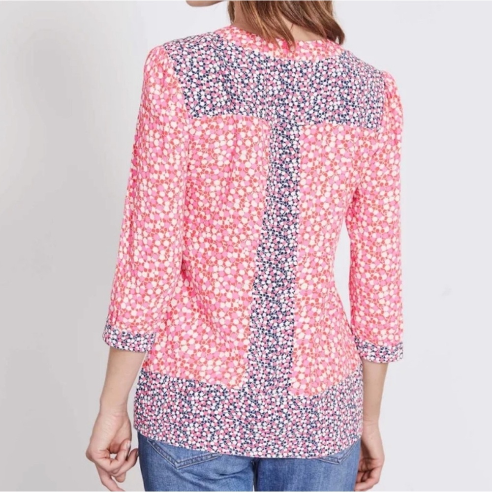 Boden Size 18 Mollie top in “Melon Crush Bloomsbury Spot” Print - Picture 3 of 14